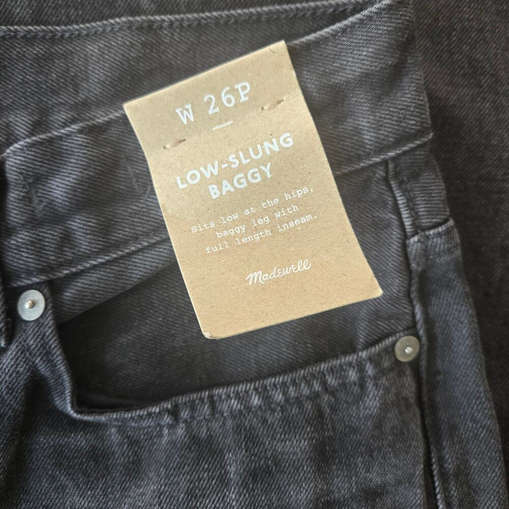 Madewell Black High-Rise Wide-Leg Jeans - Picture 9 of 12